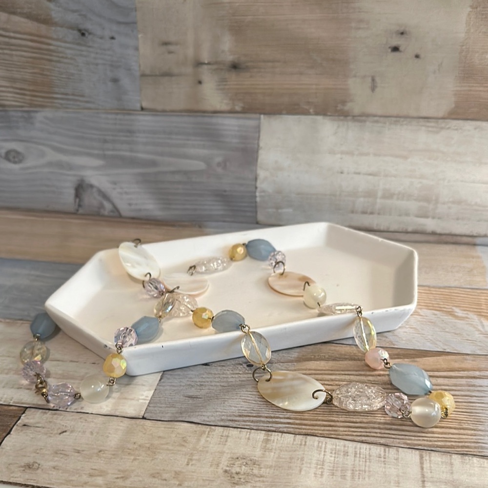 Elegant Multi-Color Beaded Necklace